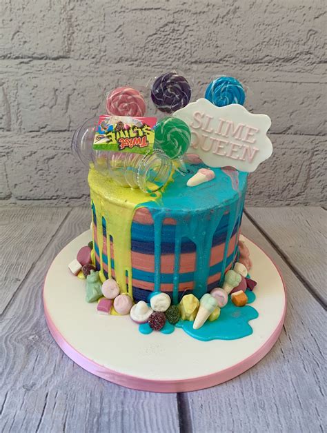Slime Themed Cake Cake Cupcake Cakes Themed Cakes
