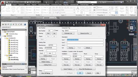 Autodesk Autocad Electrical 2014 Tutorial Typical Panel Drawing Youtube