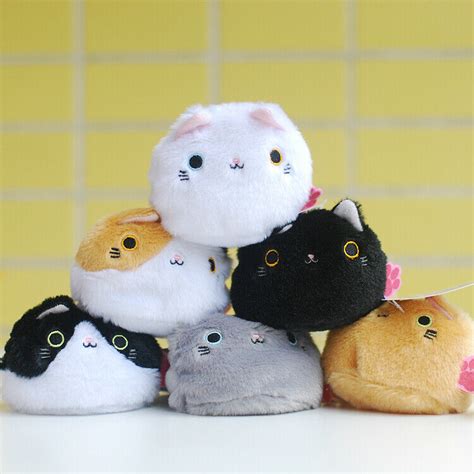 Kawaii avocado japanese style plush (60cm). 3" Neko Atsume Kitty Cat Plush Dango Stuffed Doll for ...