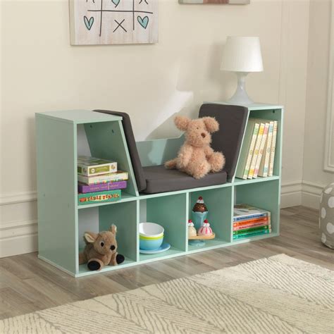 Bookcase With Reading Nook Mint Organize Your Childs Collection