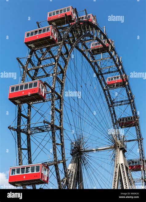 The Wiener Riesenrad Ferris Wheel At Prater Amusement Park
