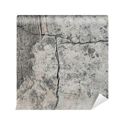Cracked concrete texture closeup background. Wall Mural • Pixers® • We png image