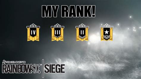 My Rank All Siege Achievements Rainbow Six Siege Ranks And