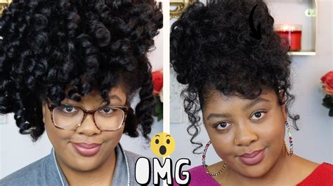 Wig Transformation How To Turn An Old Curly Wig Into A Ponytail