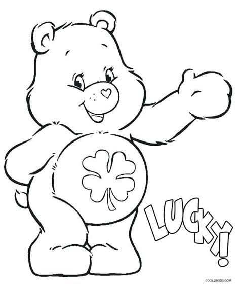 Each teddy bear has its own pictogram with its own power. care bears coloring pages printable care bears coloring ...