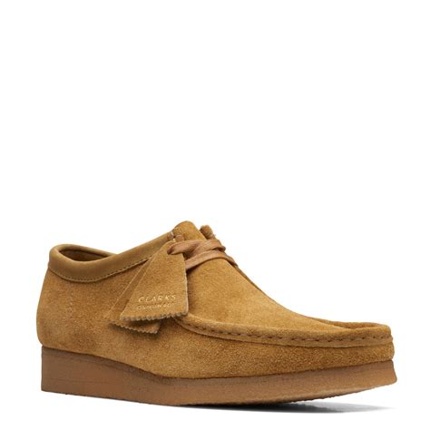 clarks originals wallabee shoes oak hairy suede the sporting lodge