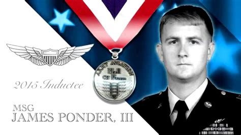 Master Sergeant James W Ponder Iii 2015 Aaaa Hall Of Fame Inductee