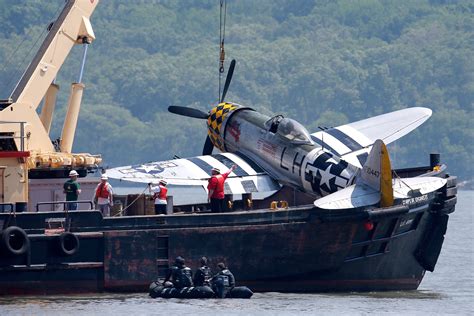 Vintage Plane Fished Out Of Hudson After Fatal Crash