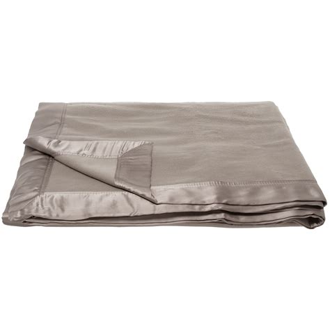 Melange Home Grey Plaza Silk Cotton Blanket King