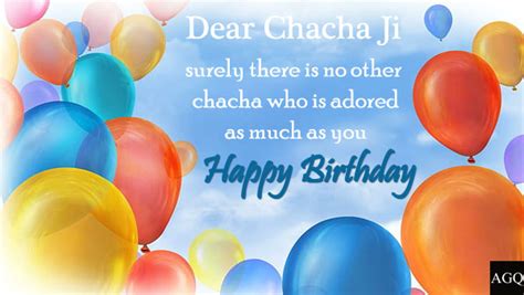 Happy Birthday Chacha Ji Wishes And Quotes Images