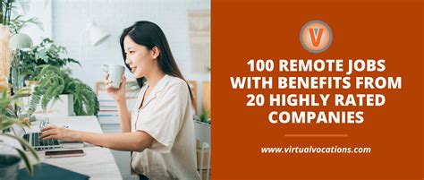 100 Remote Jobs With Benefits From 20 Highly Rated Companies Remote