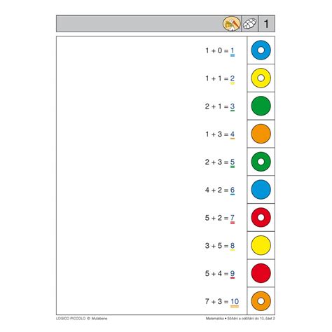 Procvičování matematiky, sčítání a odčítání do deseti. Matematika - Sčítání a odčítání do 10 | Didaktické pomůcky ...