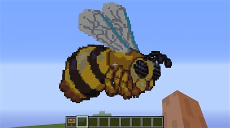 Papercraft Minecraft Pixel Art Minecraft Bee See And Discover Other