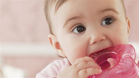 The child has a runny nose or sounds congested. When Do Babies Start Teething: Teething Timeline
