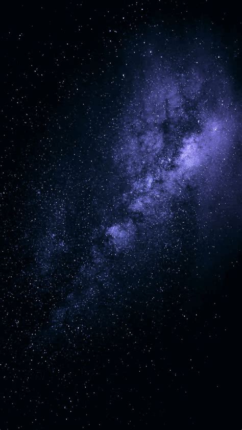 Light In The Dark Blue Galaxy Nebula Night Sky Space Star Hd