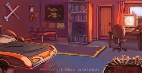 Art And 2d Animation — Background I Worked On For The Undertale Dating