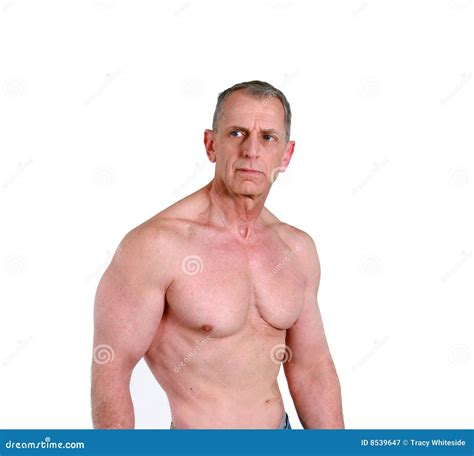 Shirtless Muscular Man Stock Image Image Of Shirtless 8539647