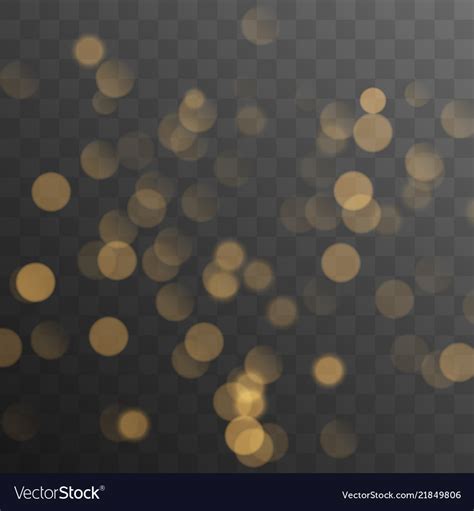 Abstract Golden Shining Bokeh Royalty Free Vector Image