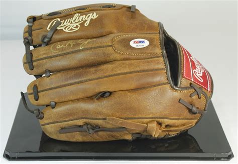 Cal Ripken Jr Signed Rawlings Professional Model Baseball Glove Psa