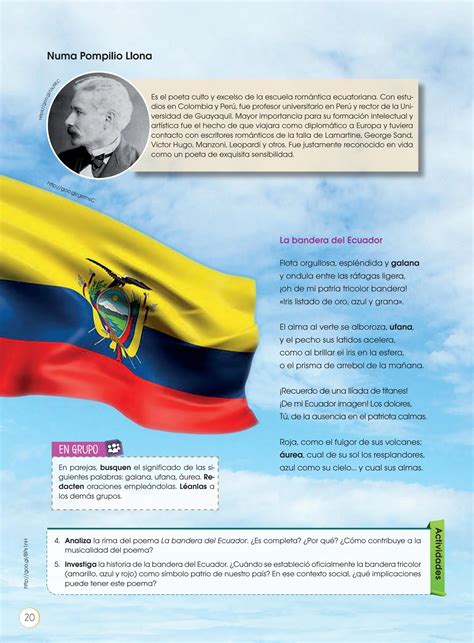 Recitacion A La Bandera Del Ecuador Frases A La Bandera Del Ecuador
