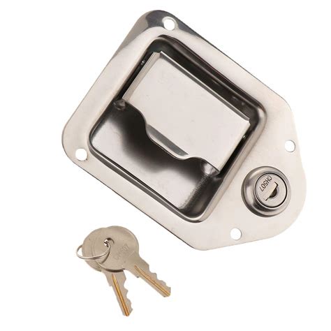 Buy 1pc Rv Stainless Steel Entry Door Lock Latch Handle Knob Deadbolt W
