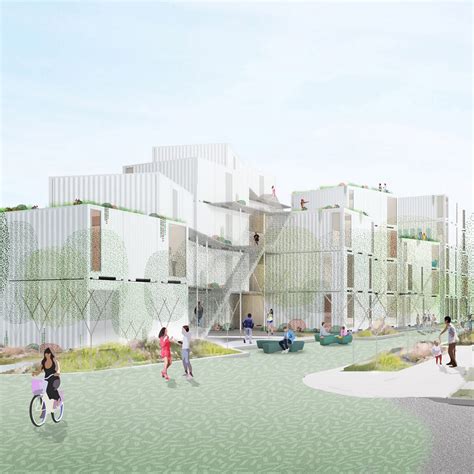 Loha Designs Affordable Housing Complex For Difficult Site In Los