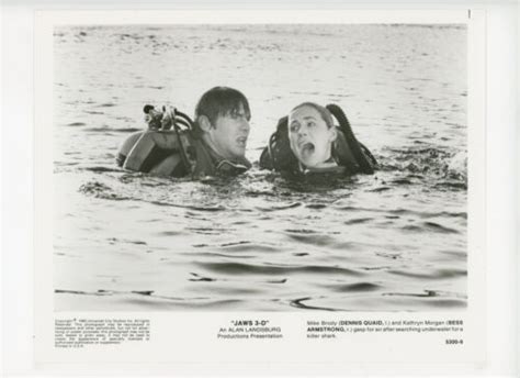 Jaws 3d Original Movie Still 8x10 Horror Dennis Quaid Bess Armstrong 1983 17951 Ebay
