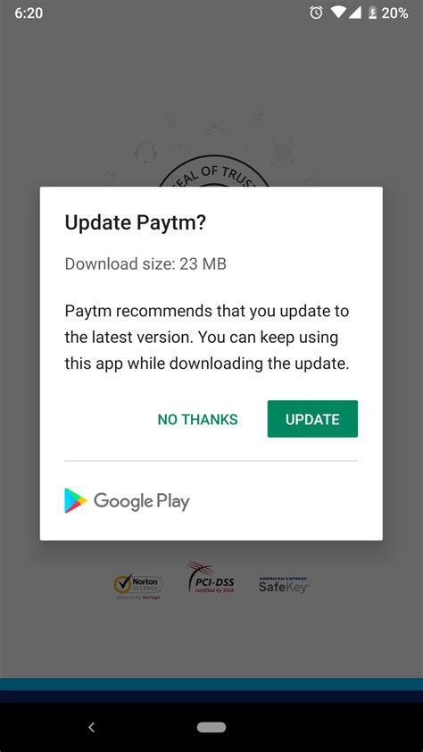 This is one of the basic methods to fix small issues on android phones. android - How to prompt user to update the Application ...