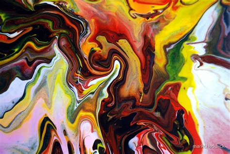 Mark Chadwick Abstract Fluid Flow Painting By Markchadwick Redbubble