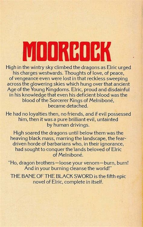 Michael Moorcock Elric 5 The Bane Of The Black Sword Cirith Ungol
