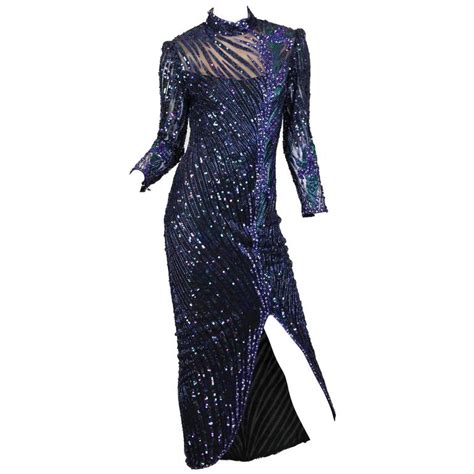 Bob Mackie Beaded Gown At 1stdibs Bob Mackie Dresses For Sale Bob Mackie Gowns