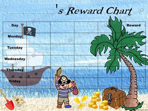 Reward Chart Pirate Teaching Resources
