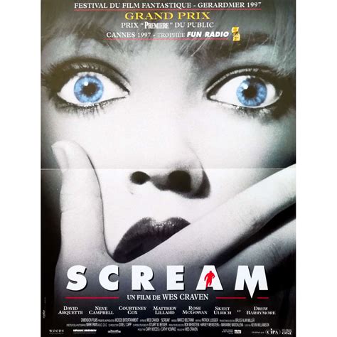 scream movie poster 15x21 in