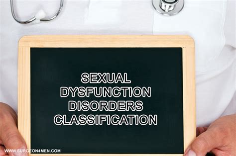 Sexual Dysfunction Disorders Classification