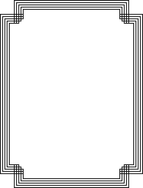 Border PNG Images, Gold Border, Line Frames, Blank - Free Transparent