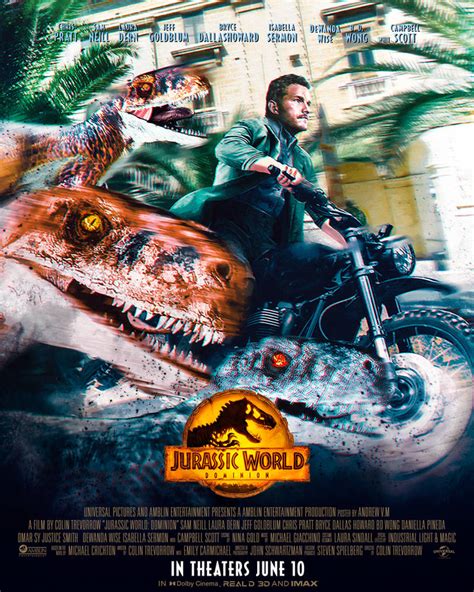 Jurassic World Dominion Poster Atrociraptor By Andrewvm On Deviantart