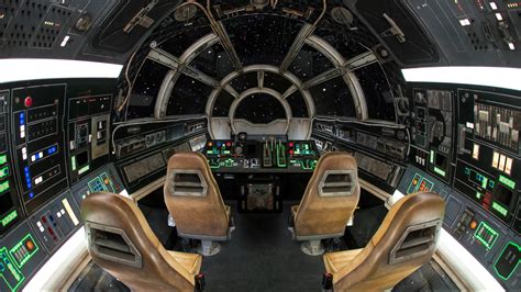 Take Control Of The First Full Size Millennium Falcon Ship At Star Wars