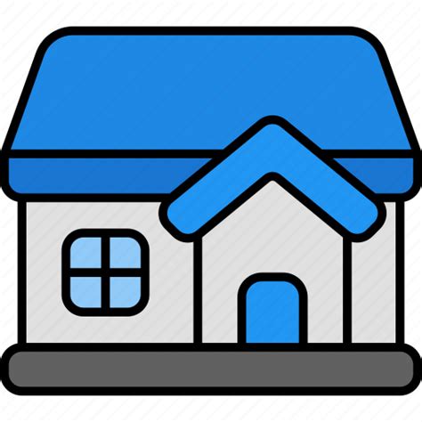 House Home Architecture Building Real Estate Property Icon