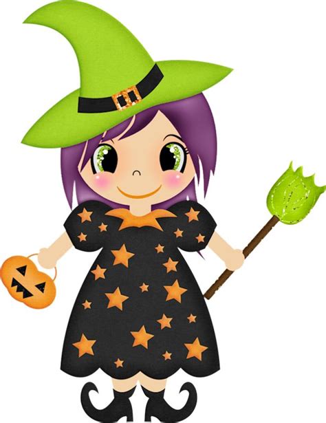 Halloween Witch Clip Art Brujas Pinterest Happy