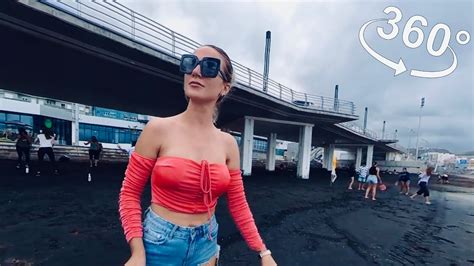360° Girls Dancing Zumba At The Beach Virtual Reality Vr Vr360 Youtube