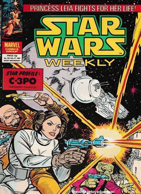 Star Wars Weekly A Selection Of Comic Cover Art The Vintage Toy