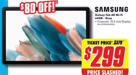 Samsung Galaxy Tab A8 Wi Fi 64gb Grey Offer At The Good Guys