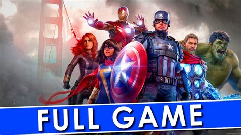 Marvels Avengers Gameplay Full Game 4k 60fps Youtube
