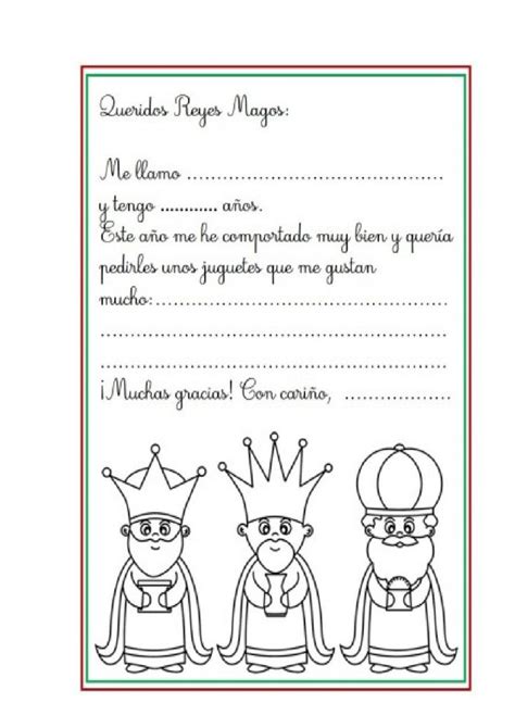 Carta A Los Reyes Magos Worksheet In 2023 School Subjects Colorful