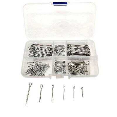 PC SPLIT PINS Cotter Fixings Set Assorted Sizes Zinc Plated Steel Hard Cash PicClick