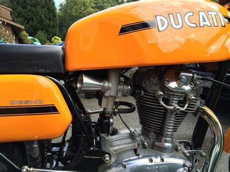 Yellow One Lunger 1975 Ducati 350 Desmo For Sale Classic Sport