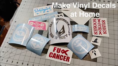How To Make Vinyl Decal Stickers At Home With Your Silhouette Cameo
