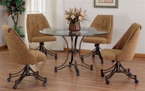 Swivel Kitchen Chairs With Casters A Creative Mom