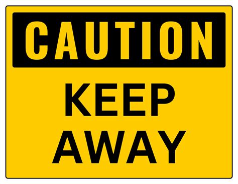 Caution Signs Printable Templates Free Pdf Downloads