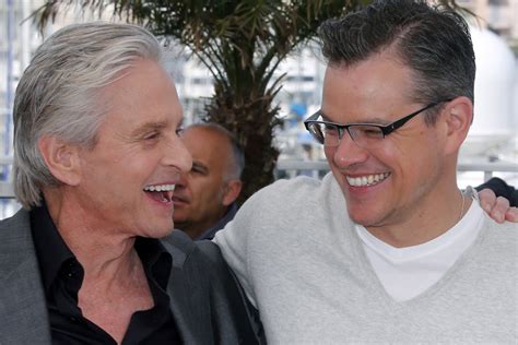 Michael Douglas Et Matt Damon Font Sensation à Cannes